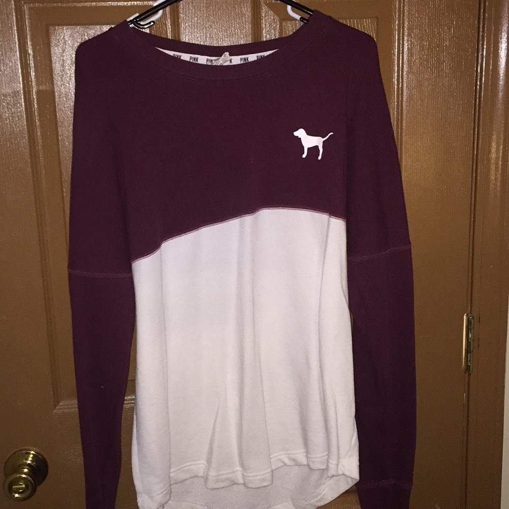 PINK crew neck sweater